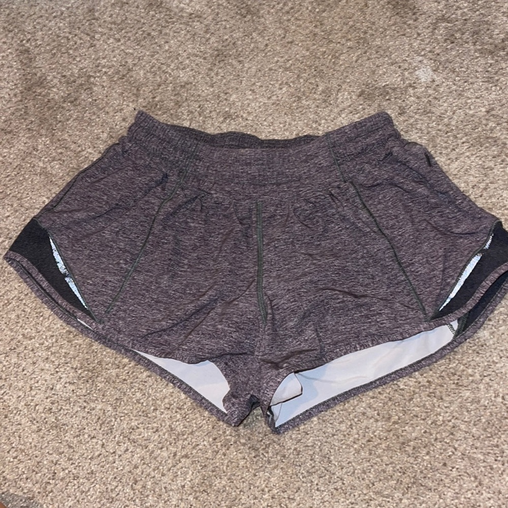 Lululemon shorts, gray, size 4